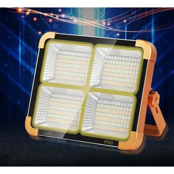 Proiector Solar LED KlaussTech cu Panou Solar, Waterproof IP66, 300 W ...