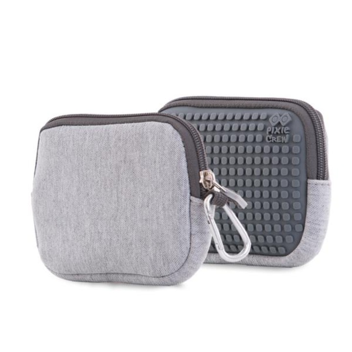 Моливник, Pixie, Неопрен/Силикон, 15 x 11 x 2,3 cm, Сив