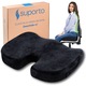 Perna ortopedica sezut Suporto® coccis Fermitate Extra, Negru, masa corporala peste 80 KG, 45 x 36 x 8 cm