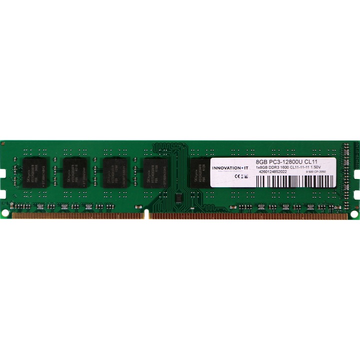 Памет RAM, Innovation IT, DDR3 1600, 8GB, CL11, 1.5V LD