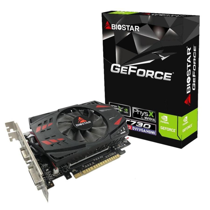 Видеокарта Biostar GeForce GT 730 2GB D3 LP (VN7313THX1) (VN7313THX1)
