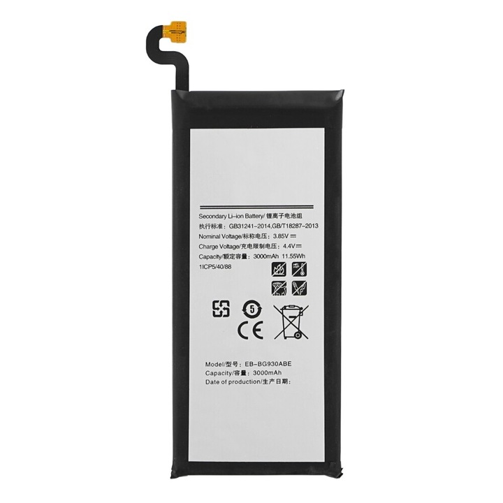 Akkumulátor Samsung Galaxy S7 G930 EB-BG930ABE-hez. 3000mAh