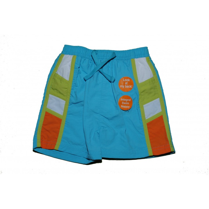 Pantaloni scurti copii, Minimode, Albastru, 104 cm