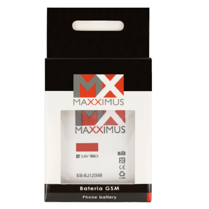 Батерия за телефон Maxximus, съвместима с Nokia, 3310/3410, 1700 mAh, литиево-йонна, черна, червена, бяла