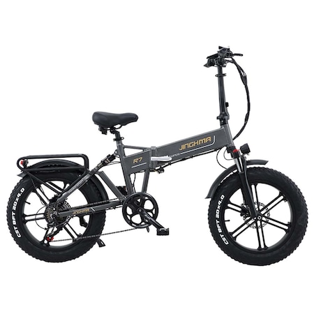Електрически велосипед KETELES R7, Сгъваем, 800W, 20", 2x 12.8 Ah, 7 скорости, 45km/h, Черен