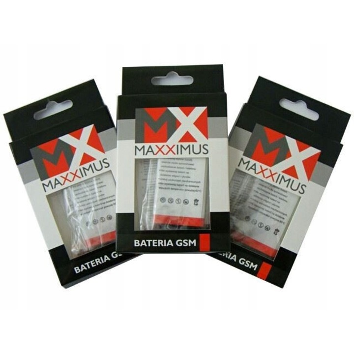 Maxximus telefon akkumulátor, Nokia kompatibilis, 3220/6020, 1200 mAh, lítium-ion, fekete, piros, fehér