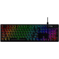 Tastatura gaming mecanica HyperX Alloy Origins PBT RGB, switch HX Red - Linear, soft NGENUITY, 100% anti-ghosting, cablu USB-C detasabil, layout US, negru