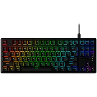 Tastatura gaming mecanica HyperX Alloy Origins Core PBT RGB TKL, switch HX Aqua - Tactile, soft NGENUITY, 100% anti-ghosting, cablu USB-C detasabil, layout US, negru