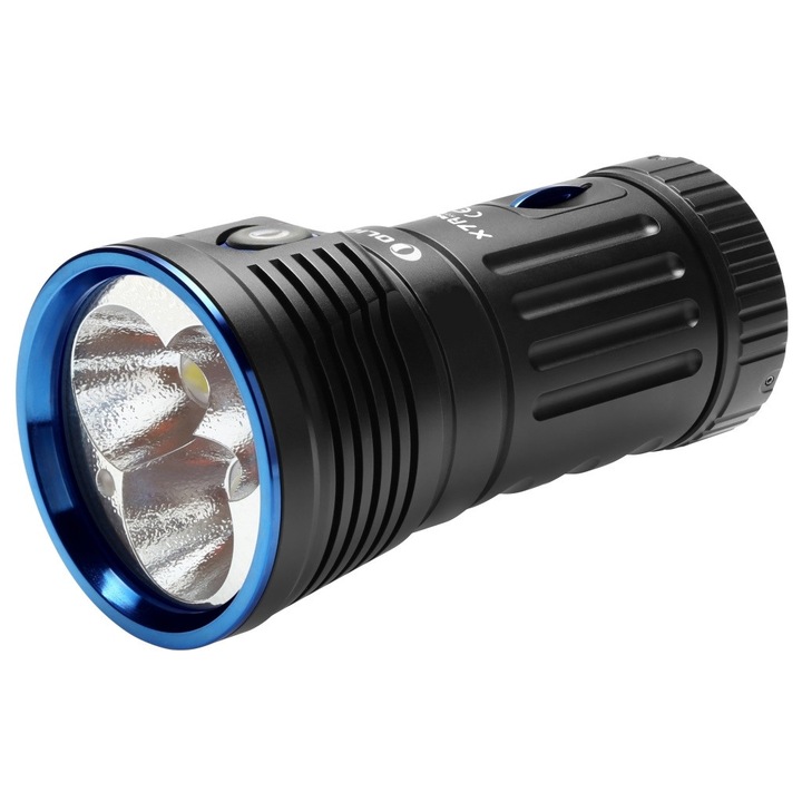 LED фенерче, Olight, презареждаемо, 12 000 лумена, студена светлина, черно