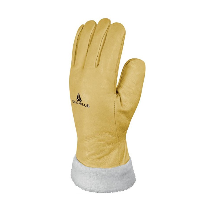 Manusi, Delta Plus, XL, Piele/Poliester, Galben