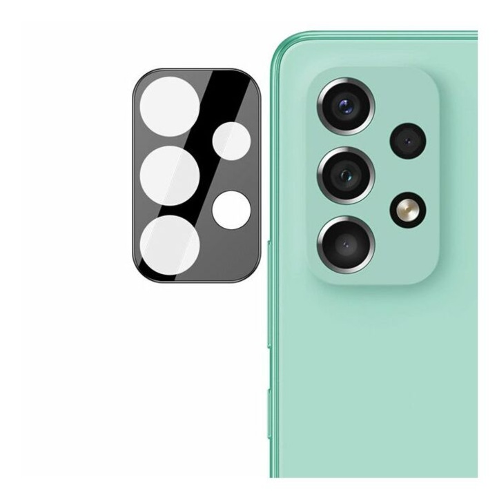 TA TECH ARMOR Üvegkameravédő védő Samsung Galaxy A33 5G telefonhoz, fekete