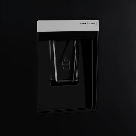 Combina frigorifica Heinner HCNF-V291BKWDF+, 294 l, Clasa F, No Frost Multicooling, Dozator de apa, Freezer Shield, H 186 cm, Negru