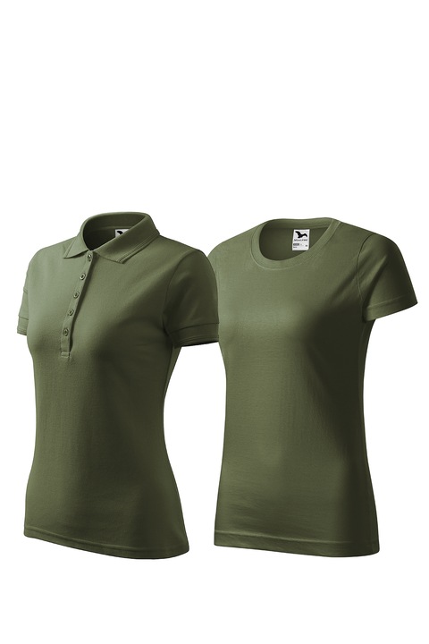 Set 2 tricouri polo de femei, Malfini, Perfect and Classy, mix 1, Kaki