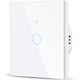 Intrerupator inteligent cu touch Rovo FN1C, Wi-Fi, fara nul, 1 canal, 10A, RF 433MHz, sticla securizata, Tuya, Life Smart, compatibil Amazon Alexa/Google Assistant, Alb