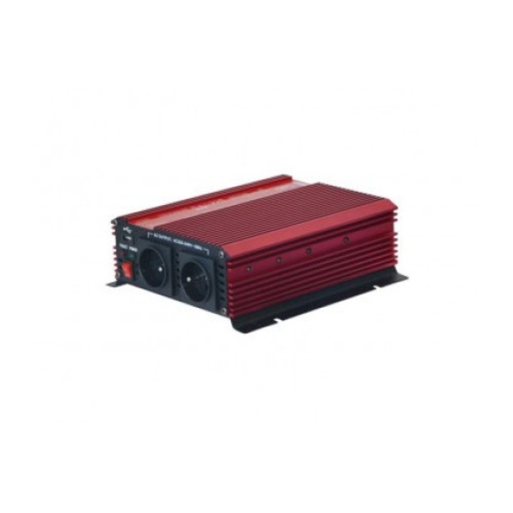 Geti GPI 1012 12V / 230V 1000W USB autós inverter