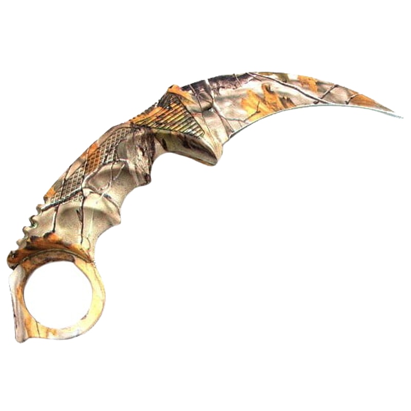 Cutit de vanatoare IdeallStore, karambit tip CS:GO, Claw of Nature ...