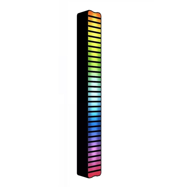 RGB лента, 30 светодиода, музикална синхронизация, 16 цвята, множество режими, бибилел, за игри, DJ Atmosphere, JMB-BBL5755