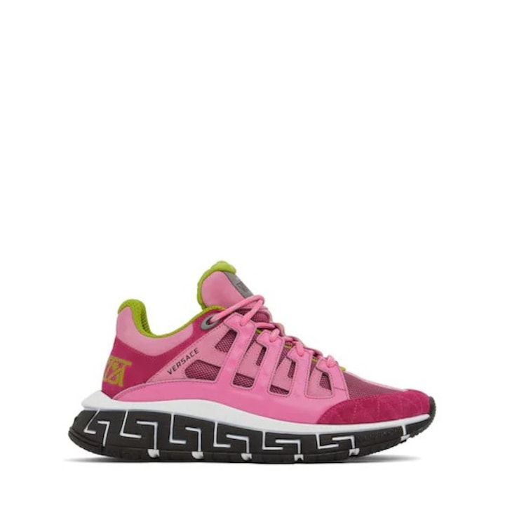 Pantofi sport Versace, model Trigreca, culoare roz, marime 39