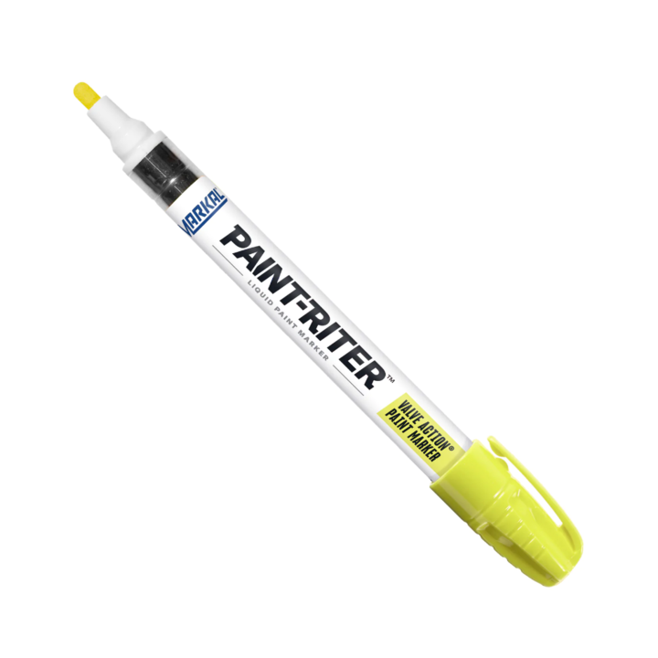 Markal - Marker VALVE ACTION galben fluorescent [097050]
