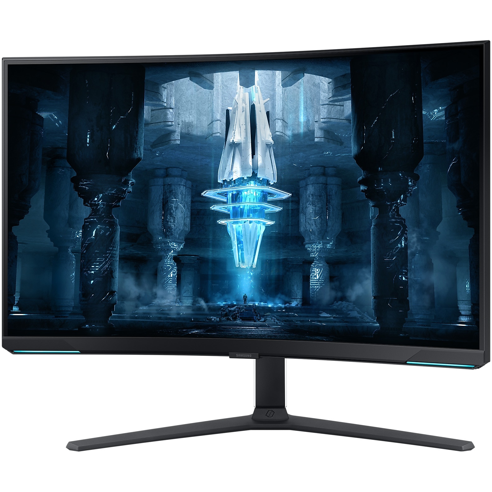 SAMSUNG LS32BG850NUXEN Ívelt Gaming Monitor, 32", 240Hz, VA, 3840x2160 ...