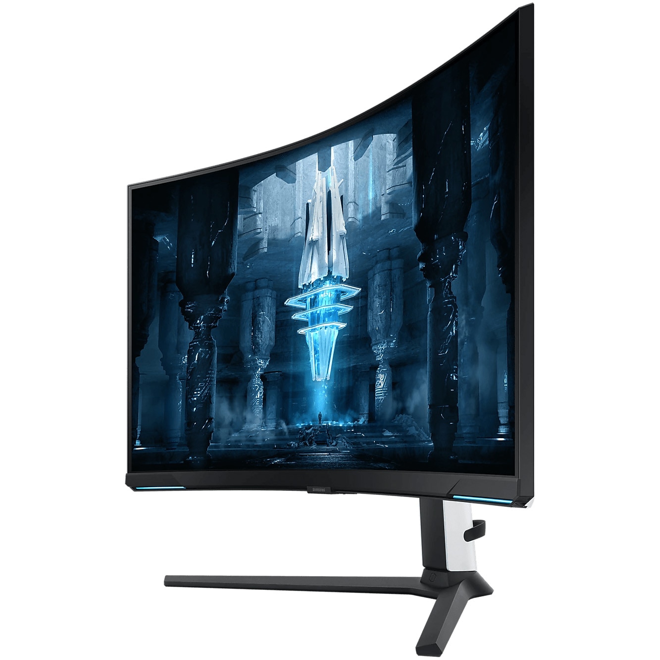 SAMSUNG LS32BG850NUXEN Ívelt Gaming Monitor, 32", 240Hz, VA, 3840x2160 ...