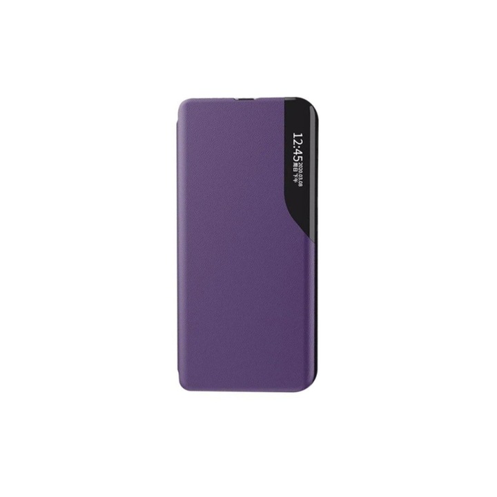 Калъф за Samsung Galaxy A12 flip cover, Bibilel eFold, Purple, KOF-BBL5771