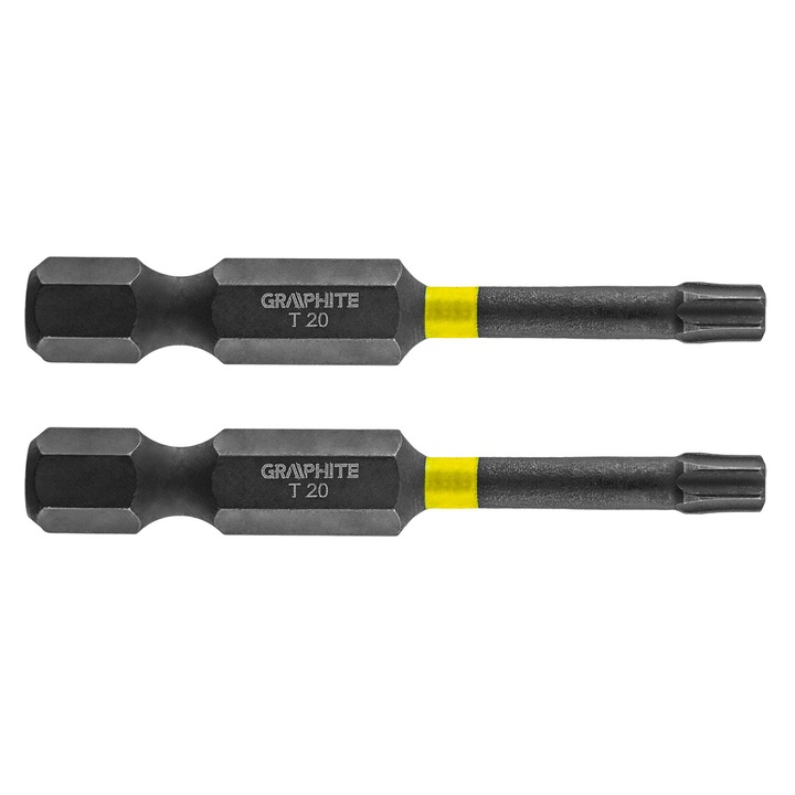 Set varfuri de insurubat, Graphite, TX20 x 50 mm, 2 buc