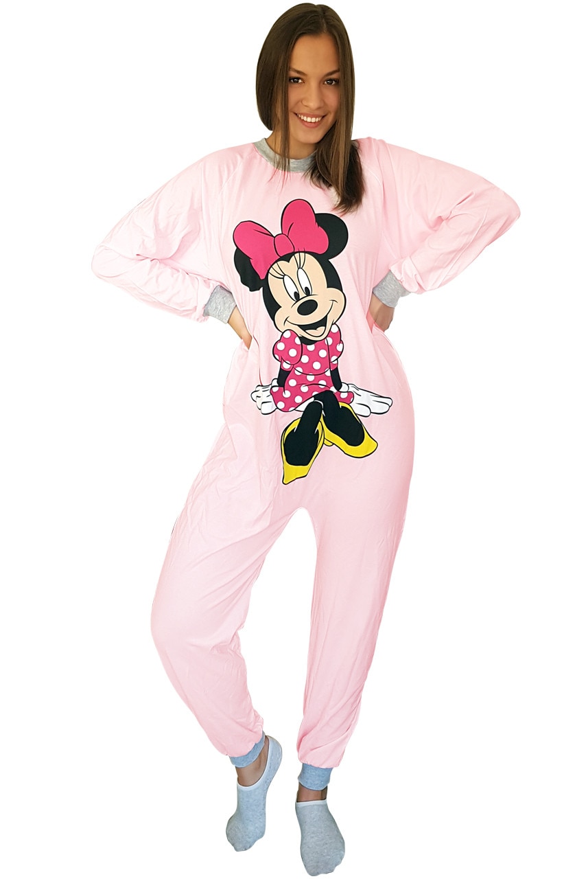 Legitimate Flipper petroleum Salopeta Pijama Dama Maneca Lunga, Model Happy Minnie Mouse, Material  Bumbac 100%, Producator Disney Minnie Mouse, Culoare Roz, Marime S - eMAG.ro
