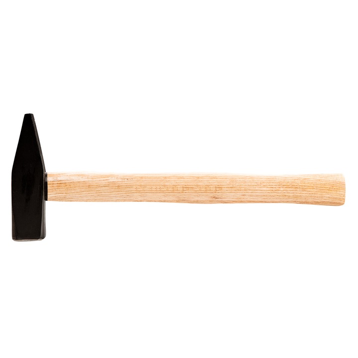 Ciocan de lacatus, cap din otel 800 g, maner din lemn, negru/natural
