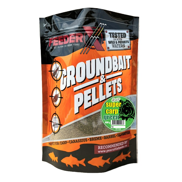 Nada FeederX Super Carp Green 800gr