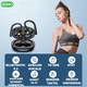 Casti Wireless Fara Fir Qeno® FitSport, Bluetooth 5.2, Play Time 120hr, Gaming/ Sport/ Run/ Work, Cu Microfon HD Calls Noise Canceling, Finger Print, Waterproof, Universale, Negru