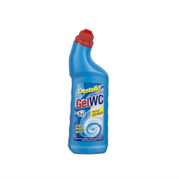 Gel pentru curatarea vasului WC, Destello, 0.75 L, parfum fresh