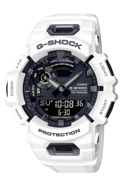 Casio, Аналогово-дигитален часовник G-Shock A, Бял