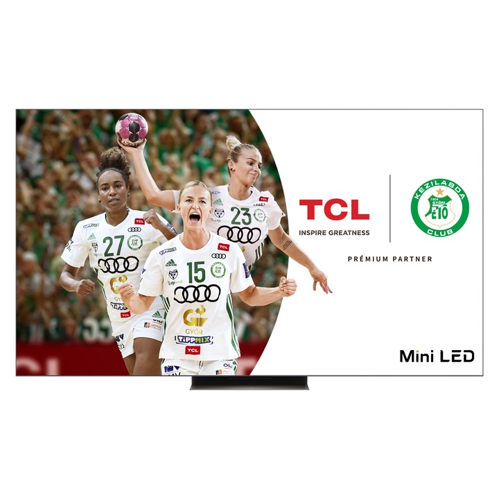 TCL 65C839 Smart Miniled Televízió, 165 cm, 4K, Google TV, 144 Hz, HDMI 2.1