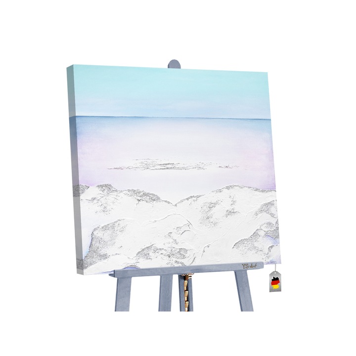 Tablou canvas acrilic pe panza, Serenitate, 100x100 cm