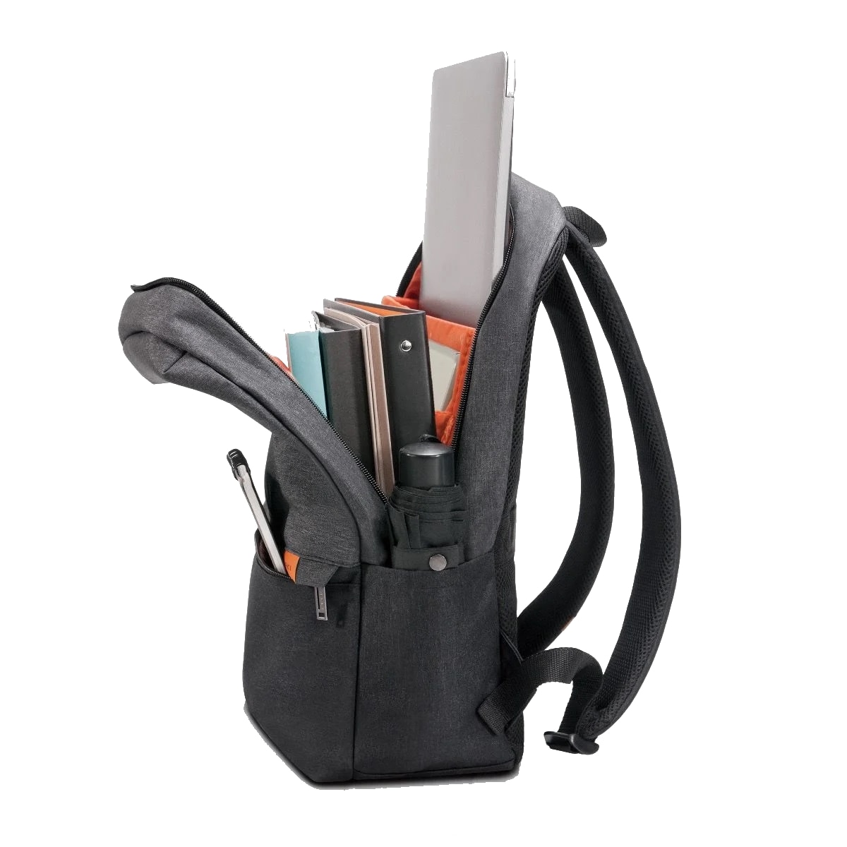 Rucsac Laptop EVERKI Light 106 Backpack, 15.6", Gri-Negru