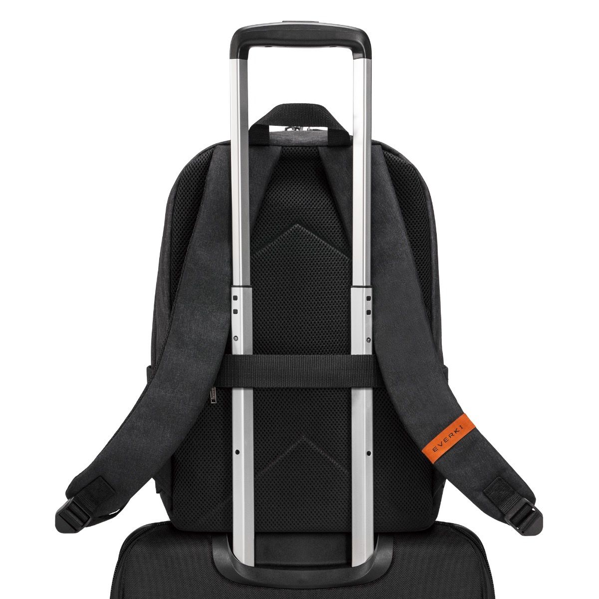Rucsac Laptop EVERKI Light 106 Backpack, 15.6", Gri-Negru