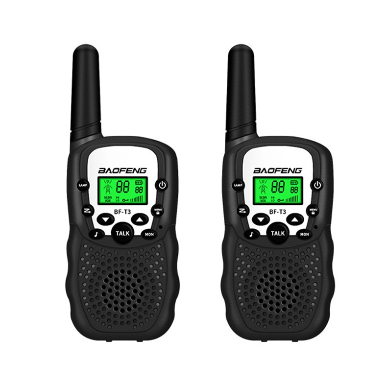 success Extreme Ahead Statie radio portabila Baofeng T3 walkie-talkie pentru copii, set cu 2  buc，22 canale，distanta de operare 1-3km，Black - eMAG.ro