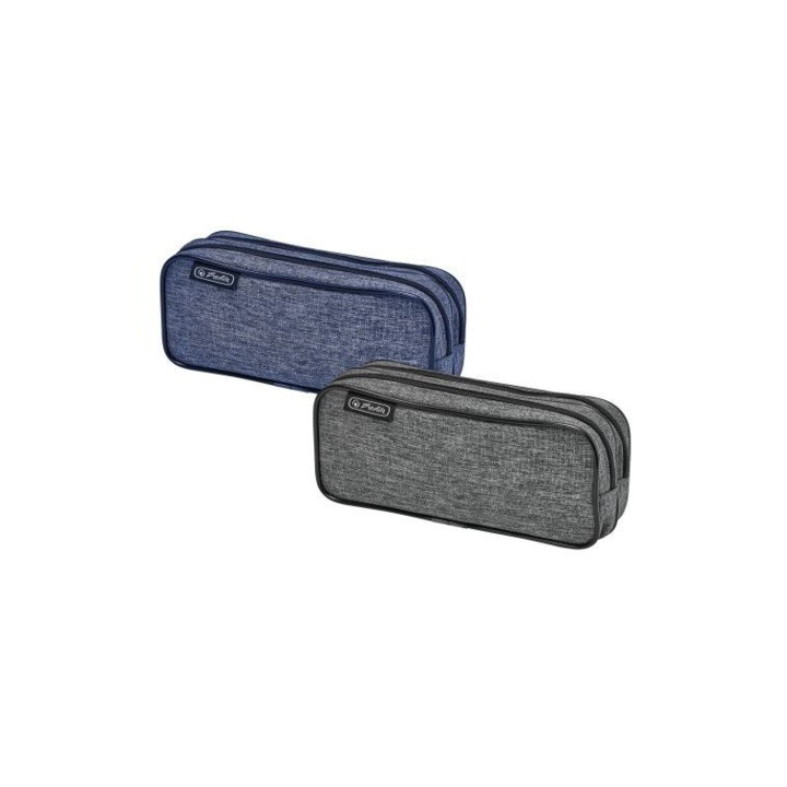 Herlitz 587301 Двойна поставка за химикалка Herlitz Textile смесена