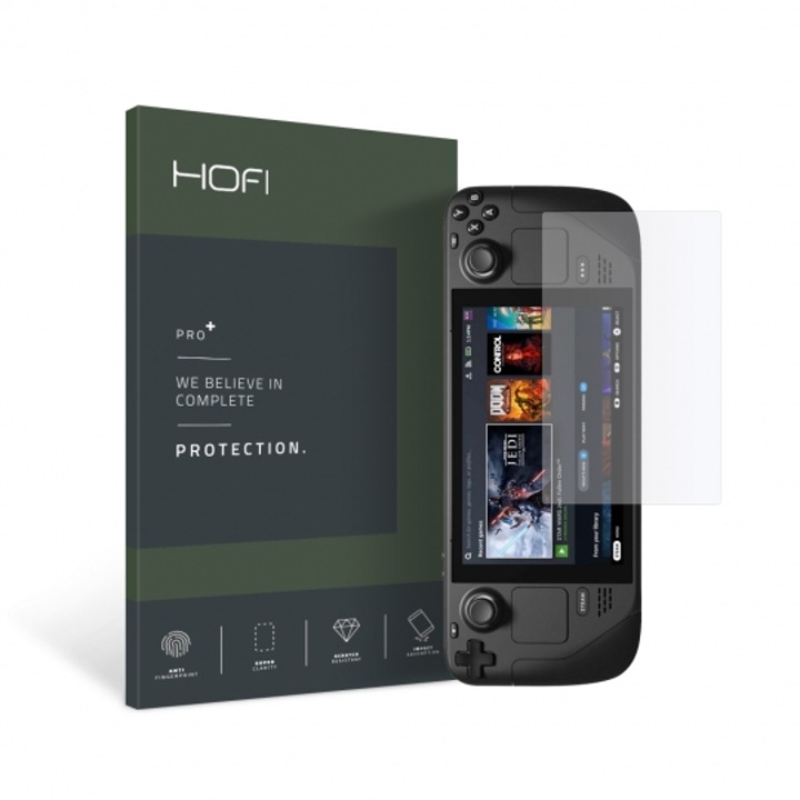 Стъклен протектор HOFI Glass Pro+ за Steam Deck, Прозрачен