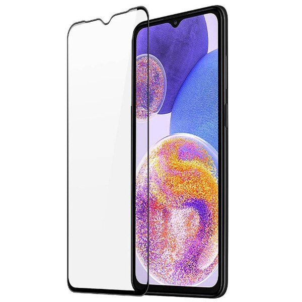 Folie protectie ecran pentru Xiaomi Redmi Note 11/Note 11s, NEMO, Sticla securizata, Transparent/Negru