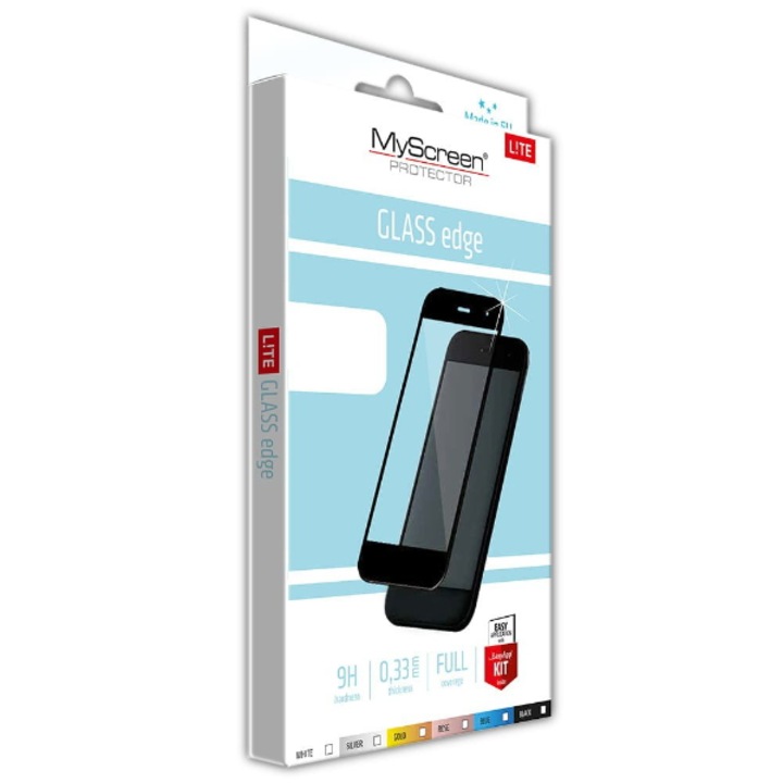 Протектор за Samsung Galaxy S7, MyScreen Protector, Secure glass, Прозрачен/Черен