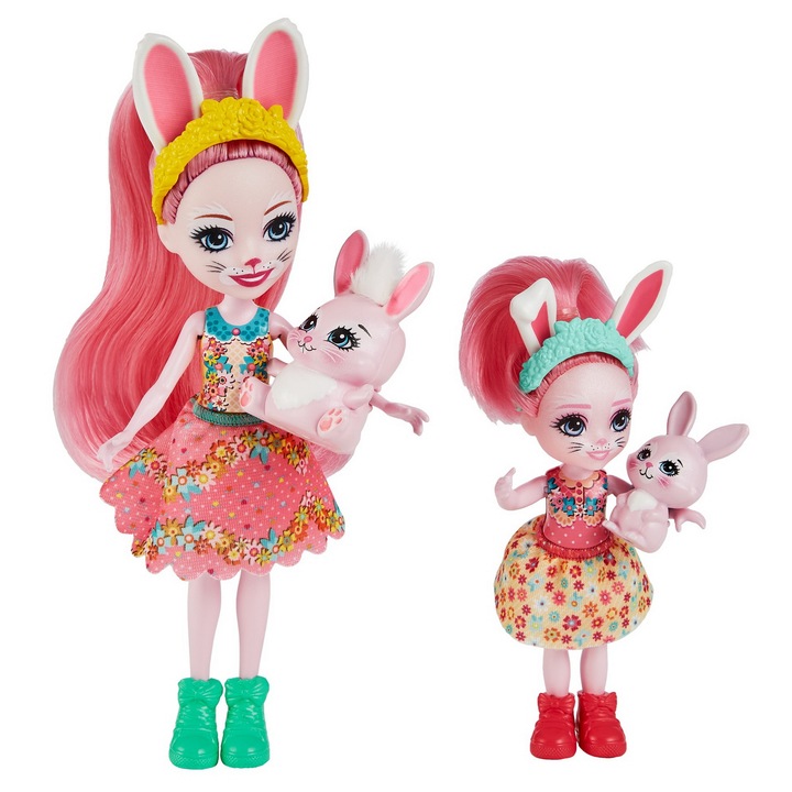Set papusi Enchantimals - Bree Bunny & Twist si Bedelia Bunny & Tappy