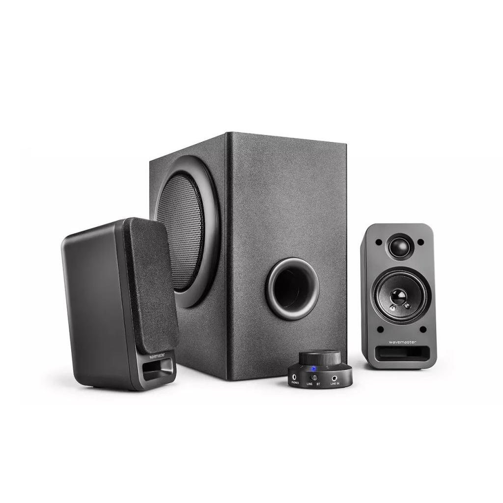 wavemaster CUBE MINI NEO black - luidsprekersysteem (36 watt) met bluetooth streaming, digitale