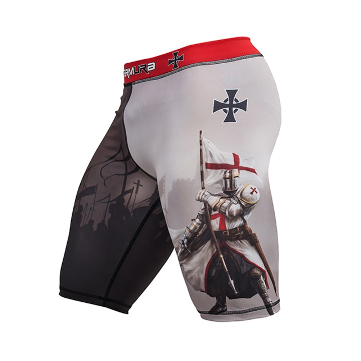Short de Vale Tudo Armura Milites Christi, Multicolor, Multicolor