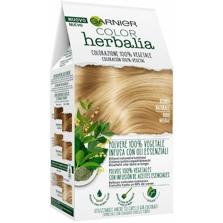 Билкова боя за коса Garnier, Herbalia Color 100% Vegetal, 140 гр, Castano Chocolate