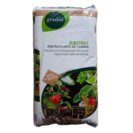 Substrat pentru plante de interior, Geolia, 15 L