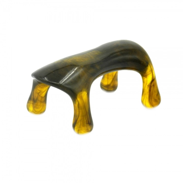 Dispozitiv masaj, forma caine, din ceara de albine, 12 x 6.5 x 6.5 cm