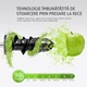 Storcator cu presare la rece Biovita Nutrimax, cu melc, Retete Bonus, Sita din inox, 150W, Silentios, Eficient, Argintiu
