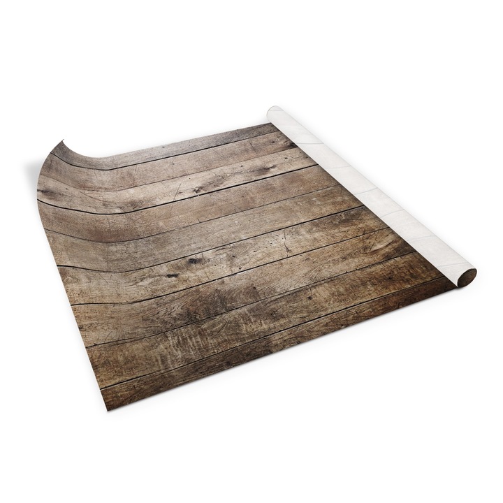 Folie de mobila autoadeziva, Decormat, Placi de epoca, Maro, 100 x 50 cm, 010130570010000053744